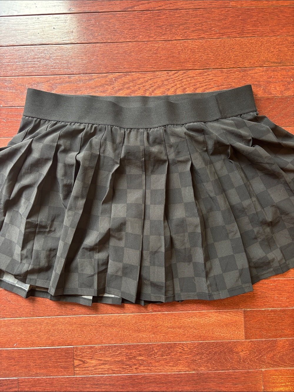 JoyLab Checkered Tennis Skirt Size large pleated skirt athletic tennis golf